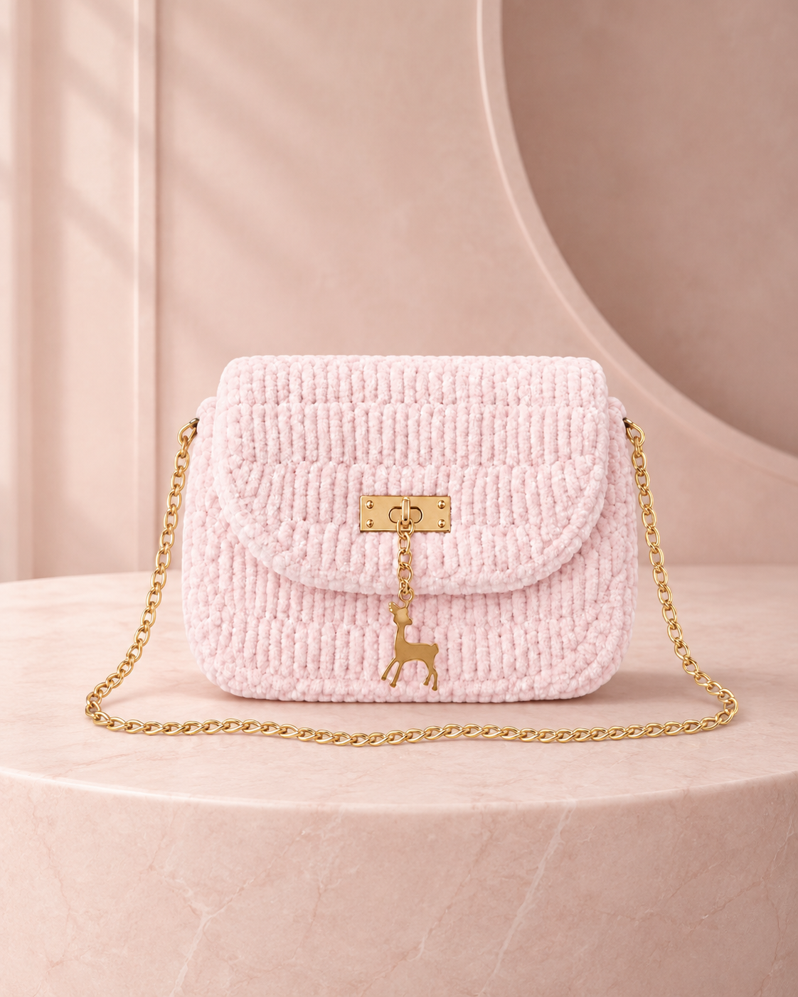 Blush Dream crochet bag